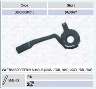 MAGNETI MARELLI 000050097010 -  Выключатель на колонке рулевого управления